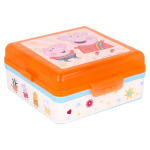 Pusryčių dėžutė - Stor - 41293 - Daugiafunkciniai skyriai - Peppa Piga - Be BPA - 19,5x16,5cm