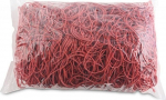 Guminės gumytės 70mm, 1.5x1.5mm, 1000g, raudonos