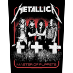 Antsiuvas Metallica Back Patch: Master Of Puppets Band, 1 vnt.