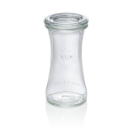 Maži Weck stiklainiai su dangteliais, 100ml, 6 vnt.