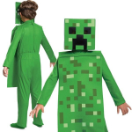 Kostiumas Minecraft Halloween Creeper, 137-149 cm