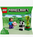 Poli mai&scaron;elis LEGO - Minecraft - 30672 - Stevas ir kūdikių pandos - 49 dalys - Nuo 6 metų