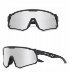 Dviratininkų akiniai Twinshield STW-C11, juodi/pilki