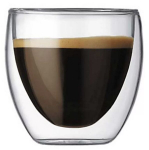 Winder borosilikatinio dvigubo stiklo stiklinė, 250 ml
