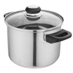 Auk&scaron;tas puodas 4,3 l. 20cm su stikliniu dangčiu