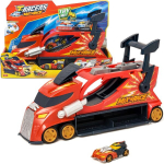 Ma&scaron;inėlė Magic Box T-Racers Mix'N Race Thunder Truck su paleidimo įrenginiu 3in1, raudona