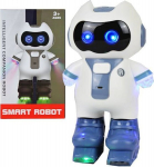 Interaktyvus robotas Lexibook Disco Led, baltas