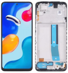 LCD + jutiklinis ekranas Xiaomi REDMI NOTE 11 4G (INCELL) Rėmelis juodas