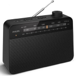 Radijas Philips FM ir MW TAR2509 Juodas