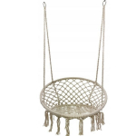 Sėdimas hamakas-sūpynės Boho, 82 cm, ecru
