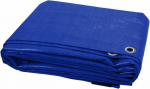 Lauko tentas, 75 g/m2, 3x5 m, mėlynas
