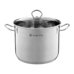 Ambition puodas su dangčiu Acero, 40 cm, 35 l