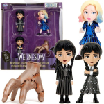 Metalinės figūrėlės Wednesday Jada Toys, 4 vnt.