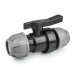 Vožtuvas Bradas PE vamzdžiams 40mm / 40mm, PN10