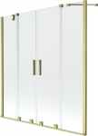 Vonios sienelė Mexen Velar Duo II, Brushed gold, 140 x 150 cm