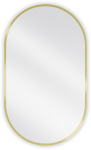 Vonios veidrodis Mexen Loft Oval, 85 x 50 cm, auksinis