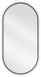Vonios veidrodis Mexen Loft Oval, 90 x 45 cm, juodas