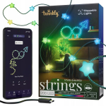 Twinkly Led girlianda 200 žvaigždučių, 12m, Usb-c, žalia