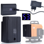 Komplektas Rosfix Orange Eye &ndash; Akumuliatorius 3500 mAh su LCD, Greitas įkroviklis 5V, Saugus naudojimas