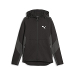Laisvalaikio vyri&scaron;kas džemperis Puma, Evostripe Full Zip Hoodie Dk 67593001, juodas