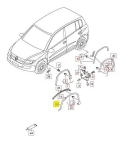 VW Tiguan 5N2 ratų dangtis originalus 5N0854969H9B9