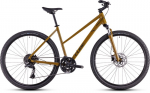 Miesto dviratis Cube Nature Pro Trapeze 2025 28", žalias/juodas