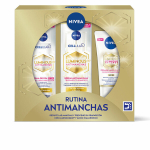Odos priežiūros rinkinys Nivea Cellular Luminous 630 nuo tamsių dėmių, nuo pigmentinių dėmių, kasdienė rutina SPF 50, 3 dalys