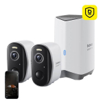 Baseus N1 2k Lauko Ip Kamerų Rinkinys (baltos)