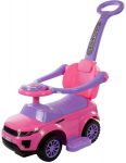Stumiamas automobilis vaikams Sun Baby Sport Car, rožinė