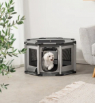 Aptvaras &scaron;unims Lionto, 112x112x62 cm, pilkas