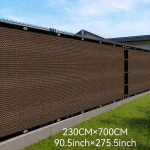 HDPE saulės uždanga, 150 GSM UV, 2,3 M*7M&ndash;90,5 colio &times; 275,5 colio (5,3 uncijos)