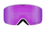Slidinėjimo akiniai Giro Ella White LX Stripe, rožiniai