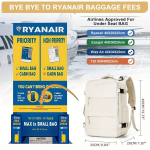 Lengva minimalistinė kelioninė kuprinė, Ryžiai White &ndash; paprasta versija