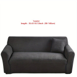 Tamprus sofa apsauginis užvalkalas,  Juoda