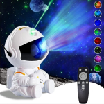 Astronauto žvaigždžių projektoriaus naktinė lempa
