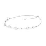 Sidabrinė grandinėlė moterims su perlais Brasco 44056 44056-45, 45