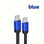 USB-C greito įkrovimo laidas, Mėlyna