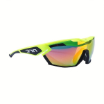 NRC X2 Dviračių Akiniai - UV Apsauga, PC Lę&scaron;iai, Unisex.,  Geltona-juoda