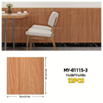 Lengvai Klijuojamos Sienų ir Grindų Plytelės su Aliuminio Folija 30x30cm,  MY-81115-3