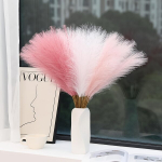 Dirbtinių pampasų žolės puok&scaron;tė 18 vnt.,  Pink & White & Blush
