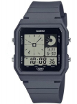 Skaitmeninis laikrodis Casio pilkas su funkcijomis