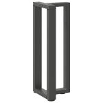 Konsolės stalo kojos, t formos, 2 vnt., 25x28x(72-73)cm