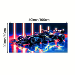 Formulės automobilio drobė, 20x40 colių / 50x100 cm (be rėmelio)