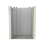 Stumdomos du&scaron;o durys Mexen Velar Duo, Brushed gold, 150 cm