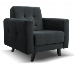 Fotelis Lizbona, pilka