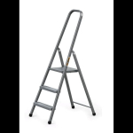 Plieninės kopėčios Drabest Home, 3 pakopų, 125 kg