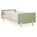 Lovo Rėmas, Vaiko Lova su Saugumo Bėgeliu, 90x200 cm, Žalia