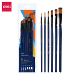 Finenolo mink&scaron;tų nailoninių &scaron;epetėlių rinkinys 6vnt Deli, Pintslite komplekt DELI 6tk/pk vesiv&auml;rv (&uuml;mar nr 4,6,8 &uuml;mar 4,6,8 lapik) nailon, blistris