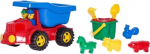 Didelis "jeep" savivartis su smėlio rinkiniu vaikams, 36 cm