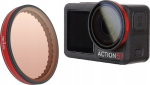 Filtras Hibridinis 2in1 poliarizuojantis pl nd16 filtras dji osmo action 5 pro 5pro 4 3